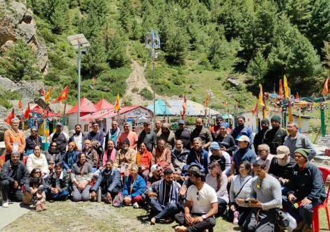 Kailash Mansarovar pilgrim group reached Nabhidhang