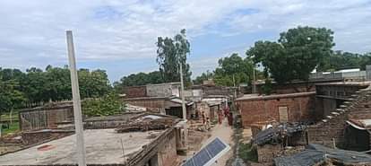 The department forgot to install poles and lay wires in Mahru village seven years ago