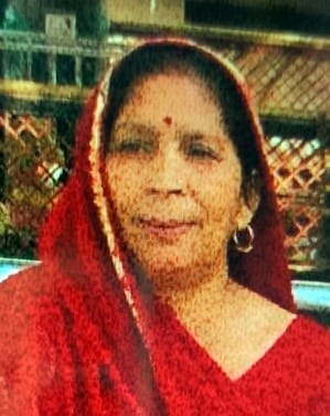 A woman returning from Devi's worship fell from her bike and died