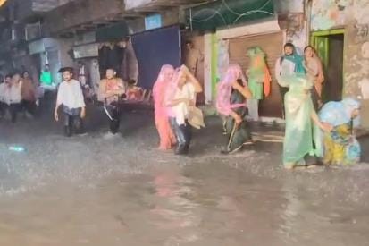 Rain became a test for the administration, trouble for devotees