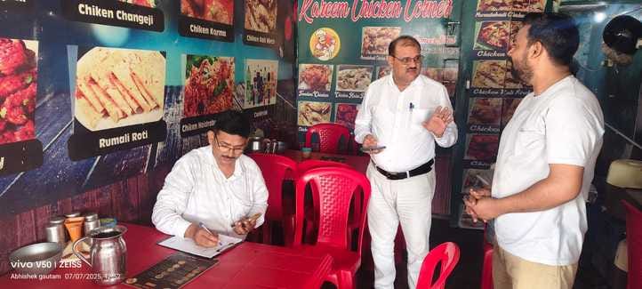 Food department raided six restaurants, issued notice to two