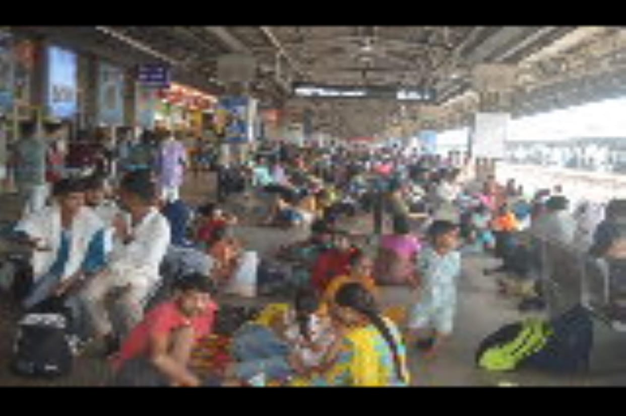 Thousands of devotees are reaching Mathura every day