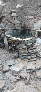 The disaster brought out the well buried under the rubble
