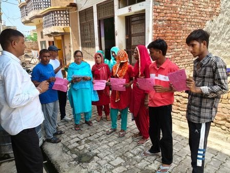 Health workers conducted rapid fever mass survey