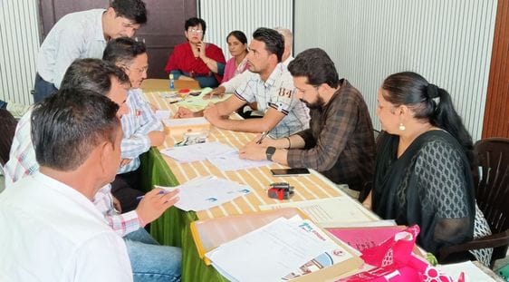 41 handicapped children were examined in the camp