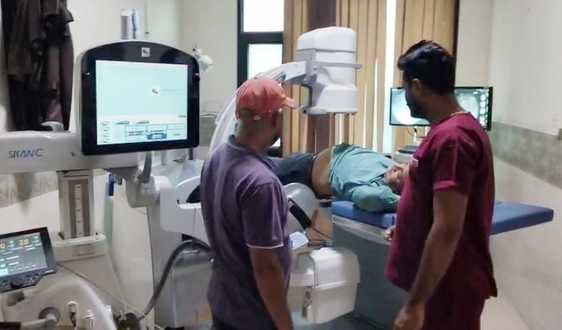 lithotripsy machine restarted