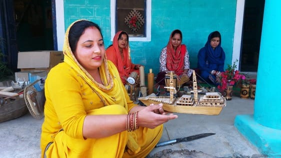 Ajay's life brightened due to his skill with bamboo