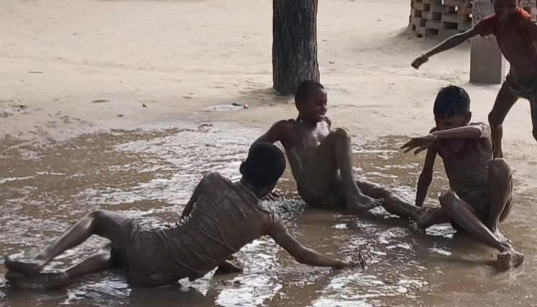 children prayed for rain