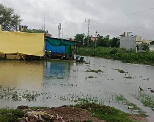 बालाघाट में जलमग्न इलाके