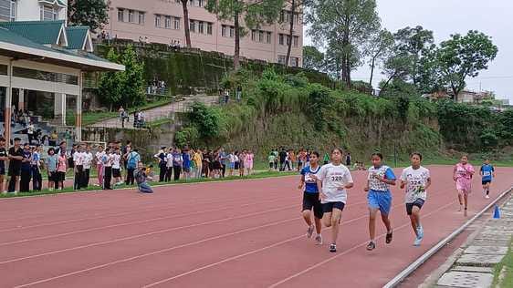 Arnav of DAV Dharamshala first in 800 meter race