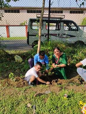 Gave the message of environmental protection