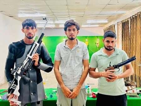 Ankit and Vikas won gold medal in shooting competition