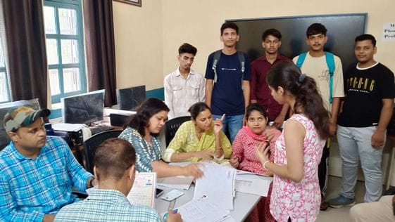 Physical counseling...29 applications came in PG and 22 in women's college