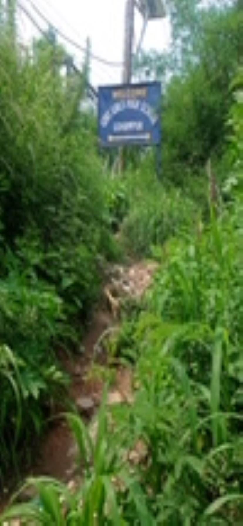 Girls High School, Udhampur, route in Poor Condition
