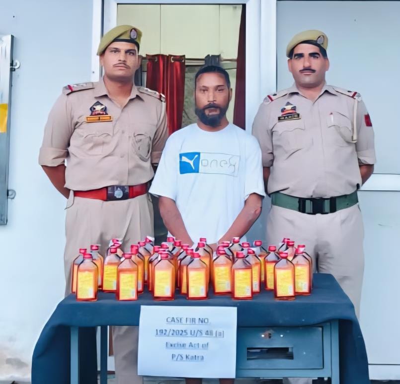 Illegal Liquor, Katra, One Arrested