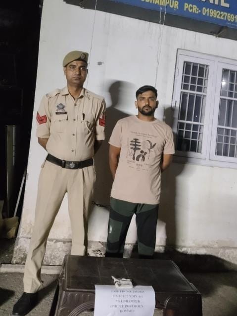 Drug Seized, Roun domail, One Arrested, Udhampur