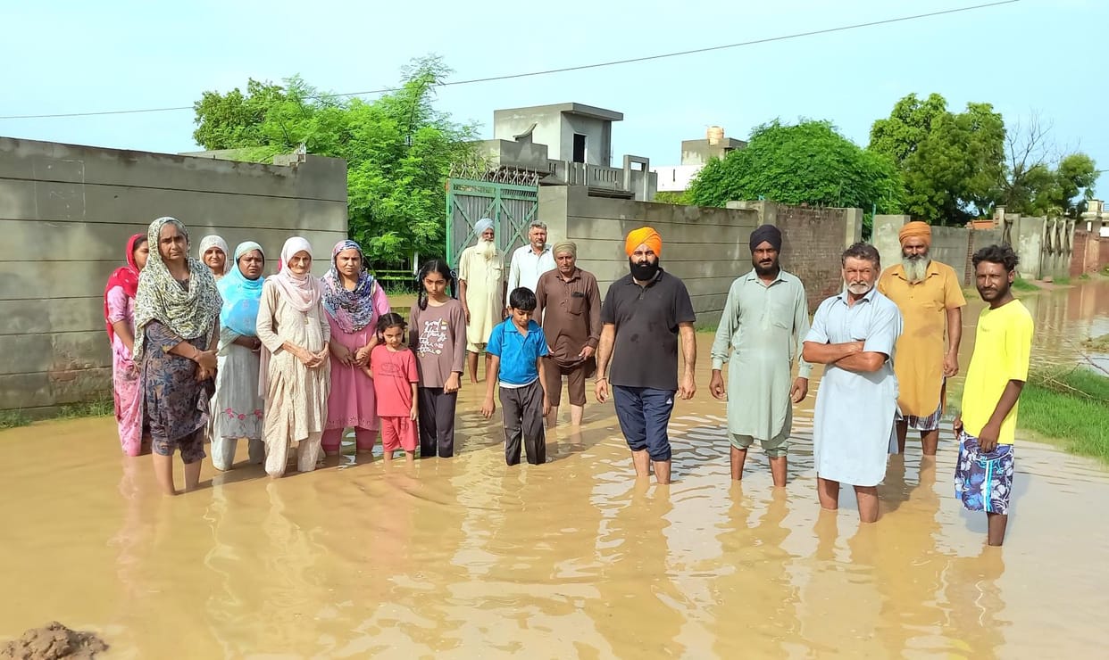 Water entered the houses in village Rodi, children could not go to school