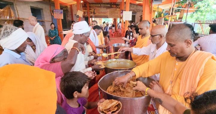 ISKCON will distribute prasad to more than one lakh devotees