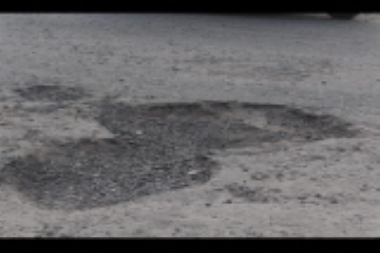 Three crore rupees were spent on potholes, the condition of roads remained badThree crore rupees were spent on potholes, the condition of roads remained bad