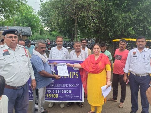 Made aware about traffic rules