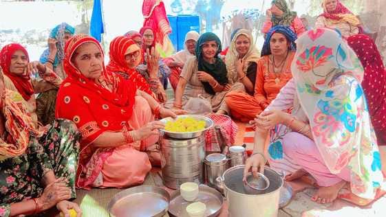 Bhajan-Kirtan held in Kandela on Guru Purnima