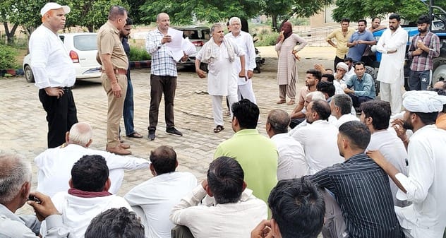 Ruckus during peanut seed distribution, tokens given at police station