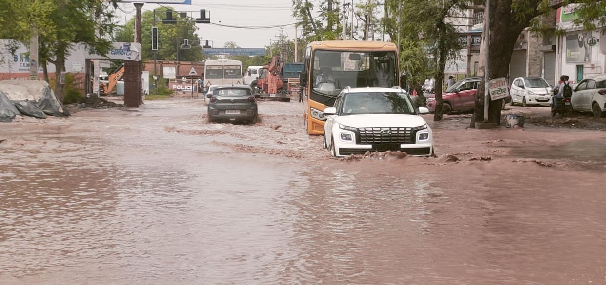 problem of waterlogging in city