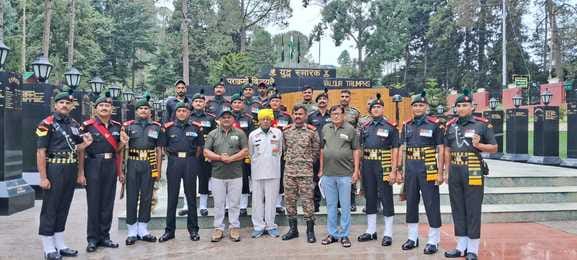 Rezangla Parakram Yatra welcomed at Kumaon Regiment Center, Yatra will reach Haridwar on 12th