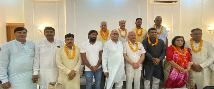 Mahendra Chidana and Jitendra Sharma became BJP Gohana District General Secretary