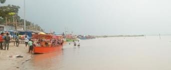 The water level of Ganga decreased by 8 centimeters