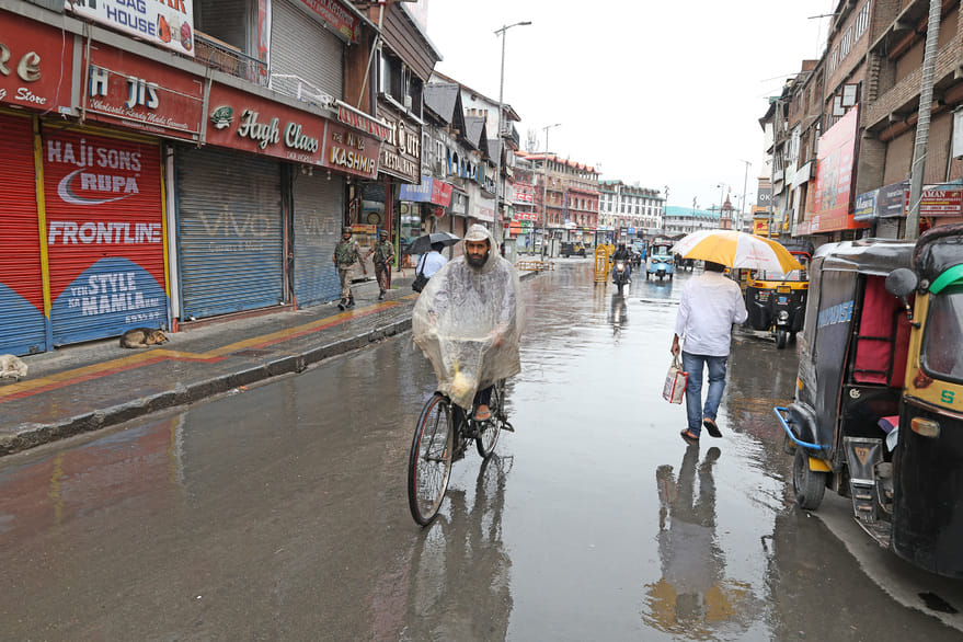 Temperatures dropped due to two days of rain, weather is pleasant