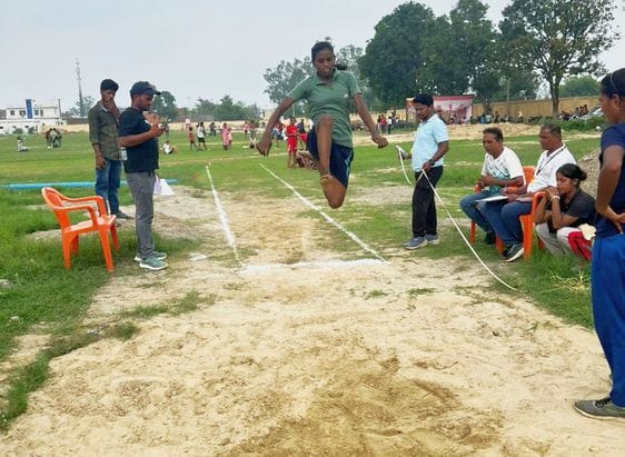 Sukhvir is first in 100 meter race and Sahil is first in 400 meter race