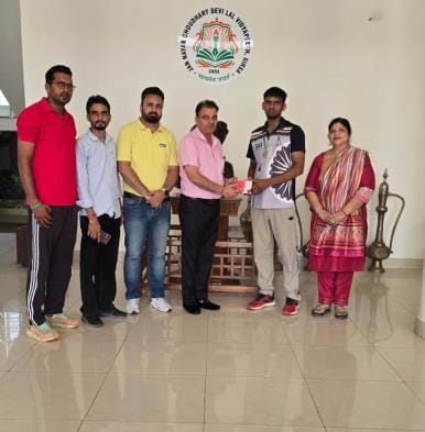 Robin won silver medal in Haryana Olympic Boxing Tournament