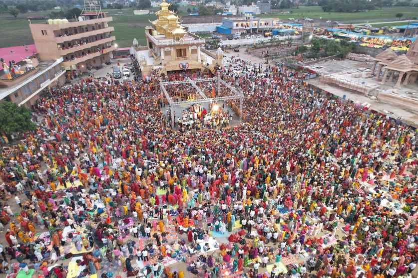 कुबेरेश्वर धाम में सात लोगों की हुई थी मौत।