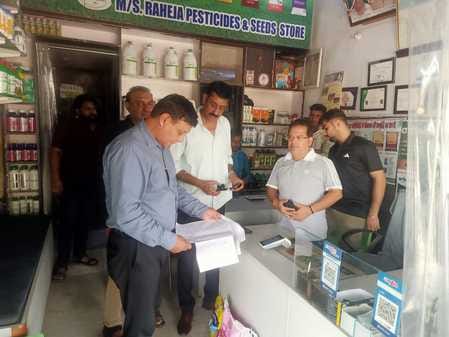 One sample of pesticide and two samples of seeds failed, notice served on two shopkeepers after finding difference in their stock