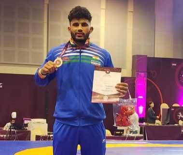 Rohit won silver medal in Asian Championship