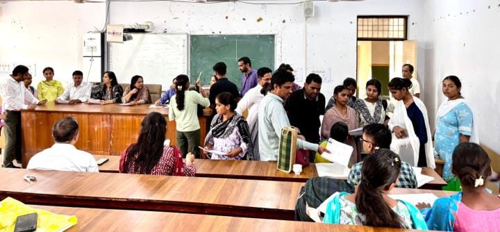 Students took admission in physical counseling