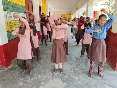 Helpline numbers were explained in self-defense training