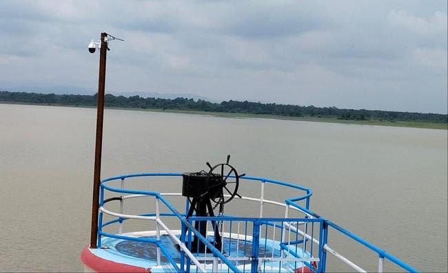 Two CCTV cameras installed to monitor the Yellow Dam reservoir