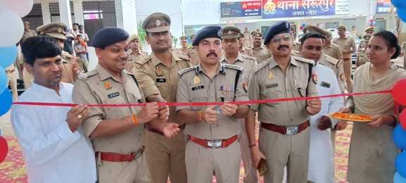 SSP reached Sarurpur police station and inaugurated the open gym
