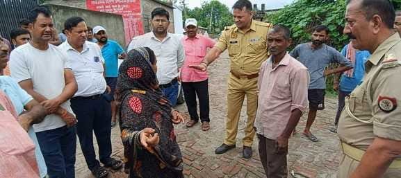 Tehsildar started construction work of road