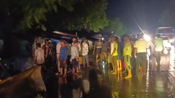 A child fell into a drain while playing and died