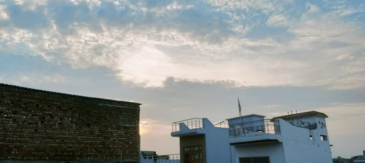 Drizzle in the morning, then clouds