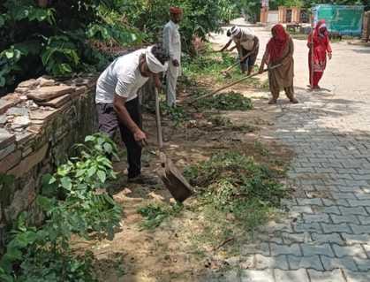 Cleanliness drive conducted in Garhi Ruthal, Kemla, Nangal Nuniya