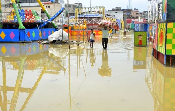 48.75 mm rain occurred in the district, drain collapsed in Nekpur