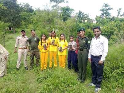 tree plantation in kanser school