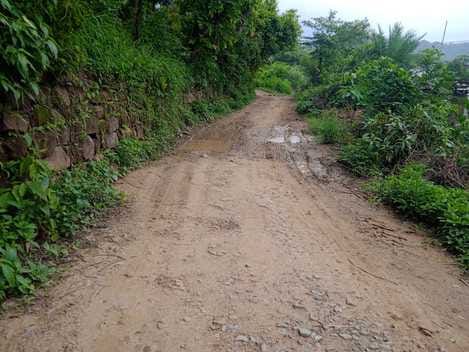 No Road, peoples Face Problems