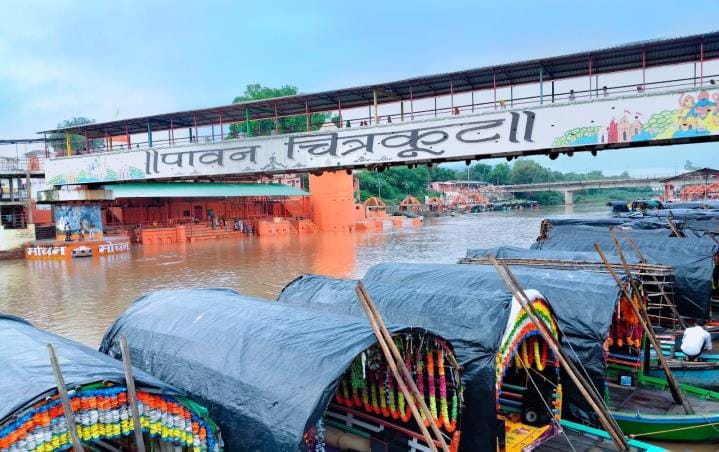 Mandakini is six meters away from the danger mark