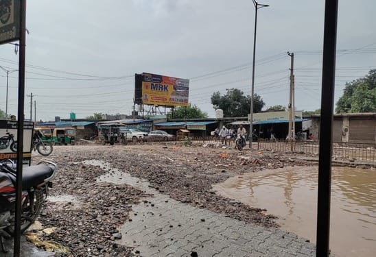 Tension increased on Dharuhera-Bhiwadi border, there was no talk between the administration of both the districts