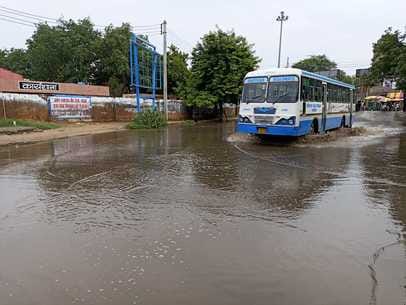 Trouble due to waterlogging in many places